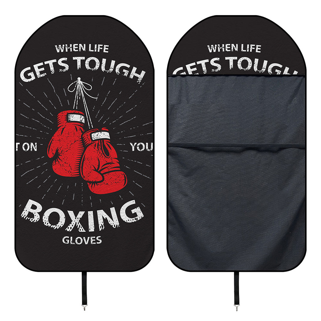 Put On Your Boxing Gloves Print Waterproof Car Seat Cover