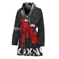 Put On Your Boxing Gloves Print Women's Bathrobe