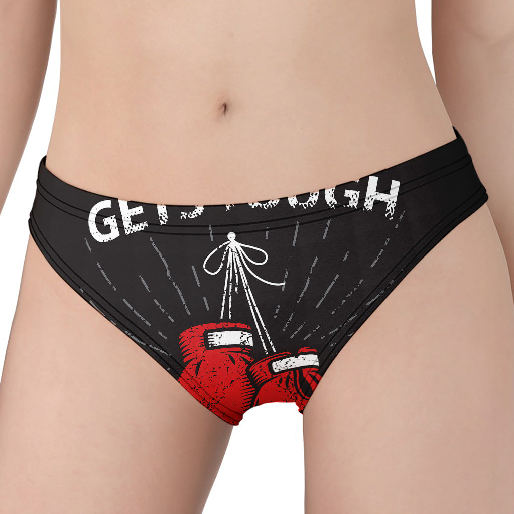 Put On Your Boxing Gloves Print Women's Panties
