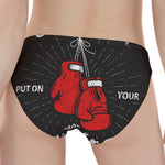 Put On Your Boxing Gloves Print Women's Panties