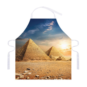 Pyramid Sunset Print Adjustable Apron