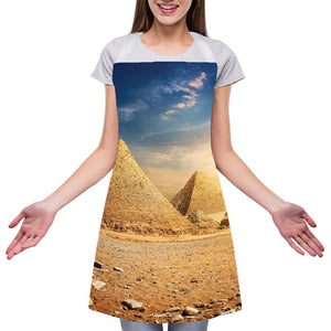 Pyramid Sunset Print Adjustable Apron