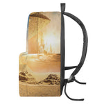Pyramid Sunset Print Backpack