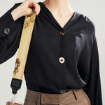 Pyramid Sunset Print Bag Strap