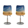 Pyramid Sunset Print Bar Stool Covers