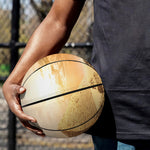 Pyramid Sunset Print Basketball