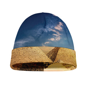 Pyramid Sunset Print Beanie