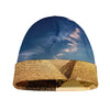 Pyramid Sunset Print Beanie