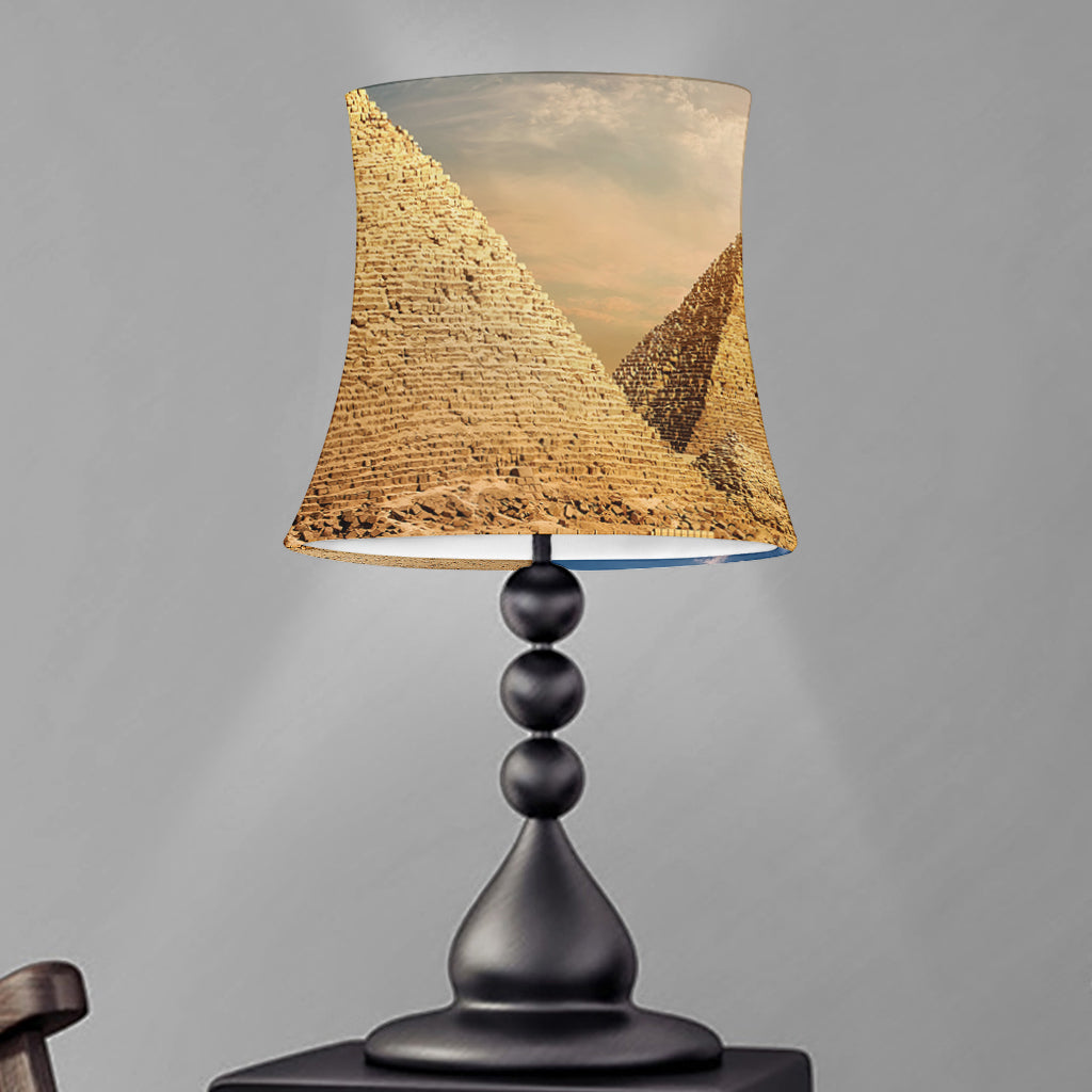 Pyramid Sunset Print Bell Lamp Shade