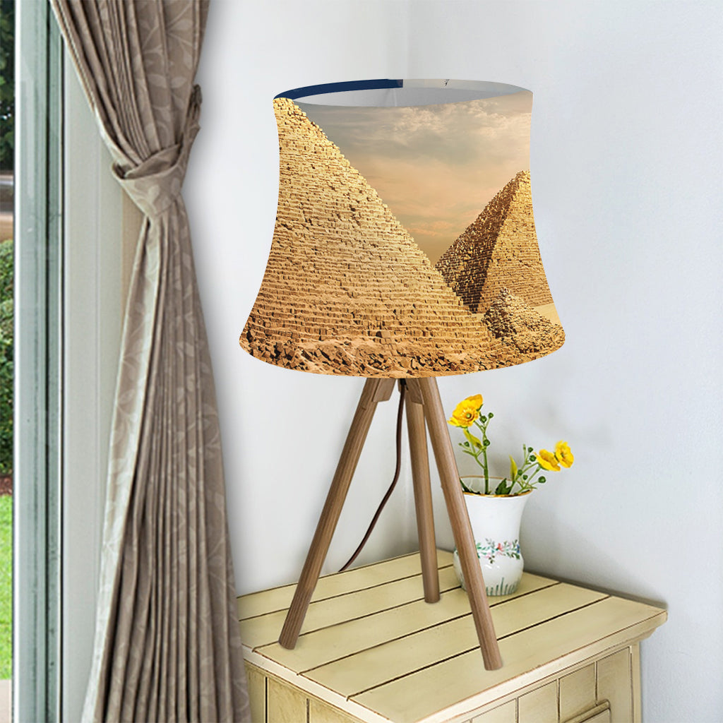 Pyramid Sunset Print Bell Lamp Shade