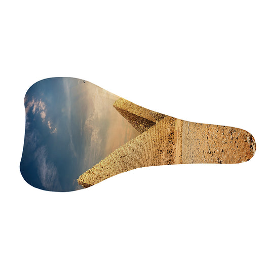 Pyramid Sunset Print Bicycle Seat Cover