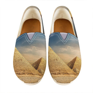 Pyramid Sunset Print Casual Shoes