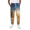 Pyramid Sunset Print Cotton Pants