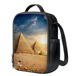 Pyramid Sunset Print Crossbody Lunch Bag