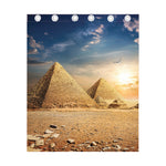 Pyramid Sunset Print Curtain