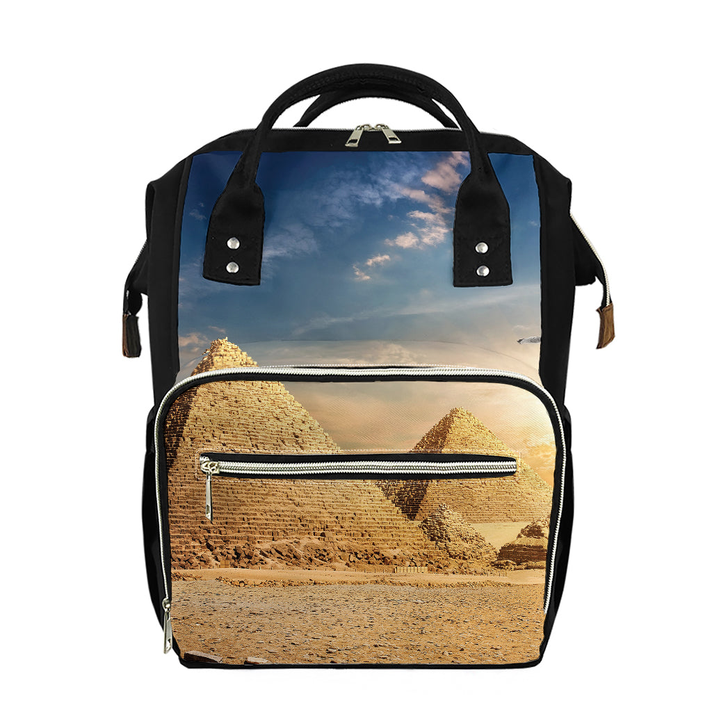 Pyramid Sunset Print Diaper Bag