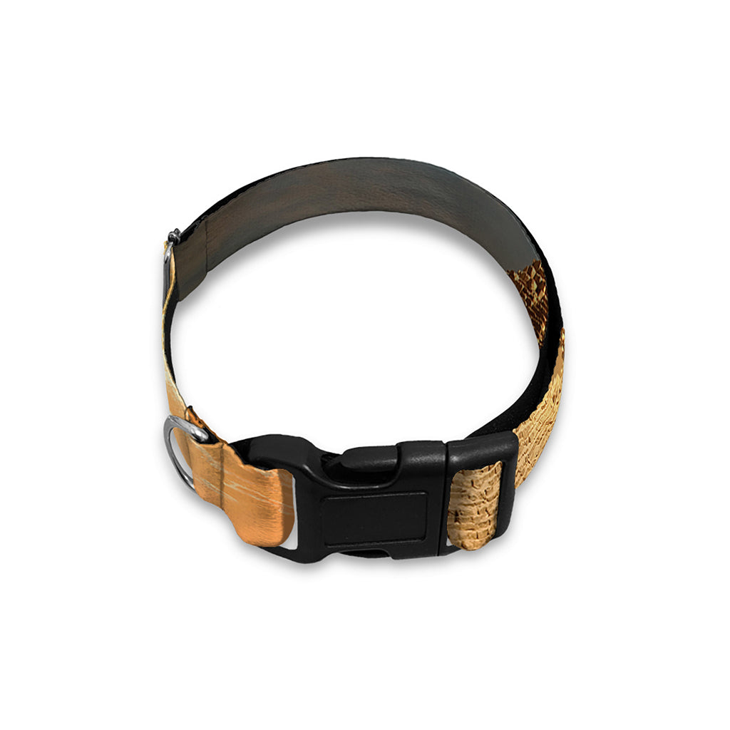 Pyramid Sunset Print Dog Collar