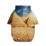 Pyramid Sunset Print Dog Zip Up Hoodie
