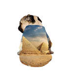 Pyramid Sunset Print Dog Zip Up Jacket