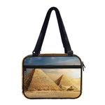 Pyramid Sunset Print Double Strap Bible Bag