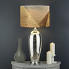 Pyramid Sunset Print Drum Lamp Shade