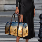 Pyramid Sunset Print Duffle Bag