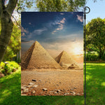 Pyramid Sunset Print Garden Flag