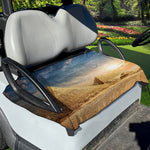 Pyramid Sunset Print Golf Cart Seat Cover