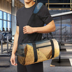 Pyramid Sunset Print Gym Bag