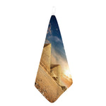 Pyramid Sunset Print Hand Towel