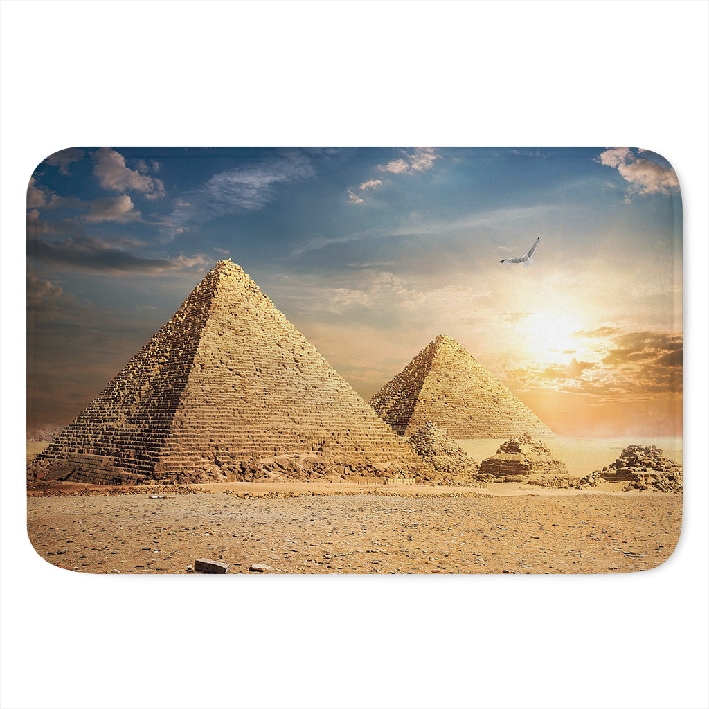 Pyramid Sunset Print Indoor Door Mat