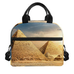 Pyramid Sunset Print Insulated Lunch Bag
