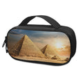 Pyramid Sunset Print Portable Cooler Travel Case
