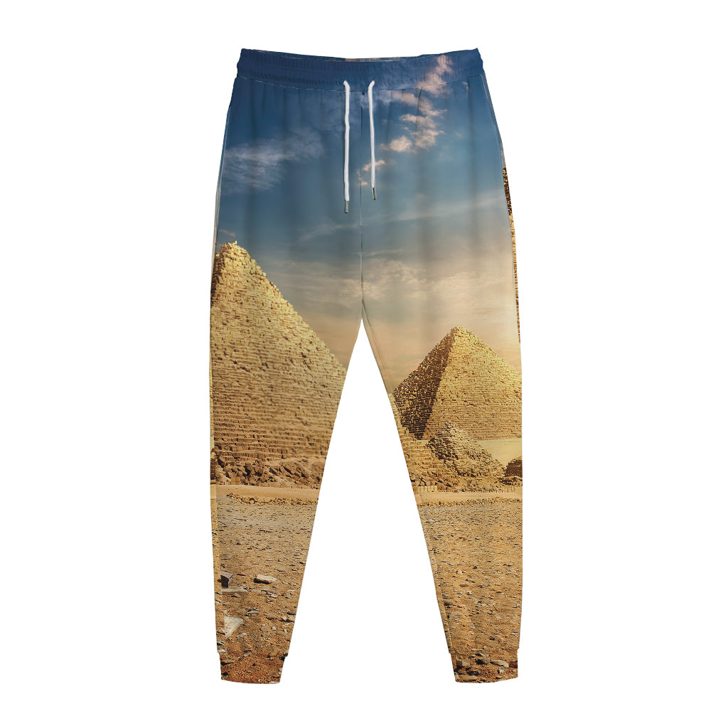 Pyramid Sunset Print Jogger Pants