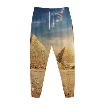 Pyramid Sunset Print Jogger Pants