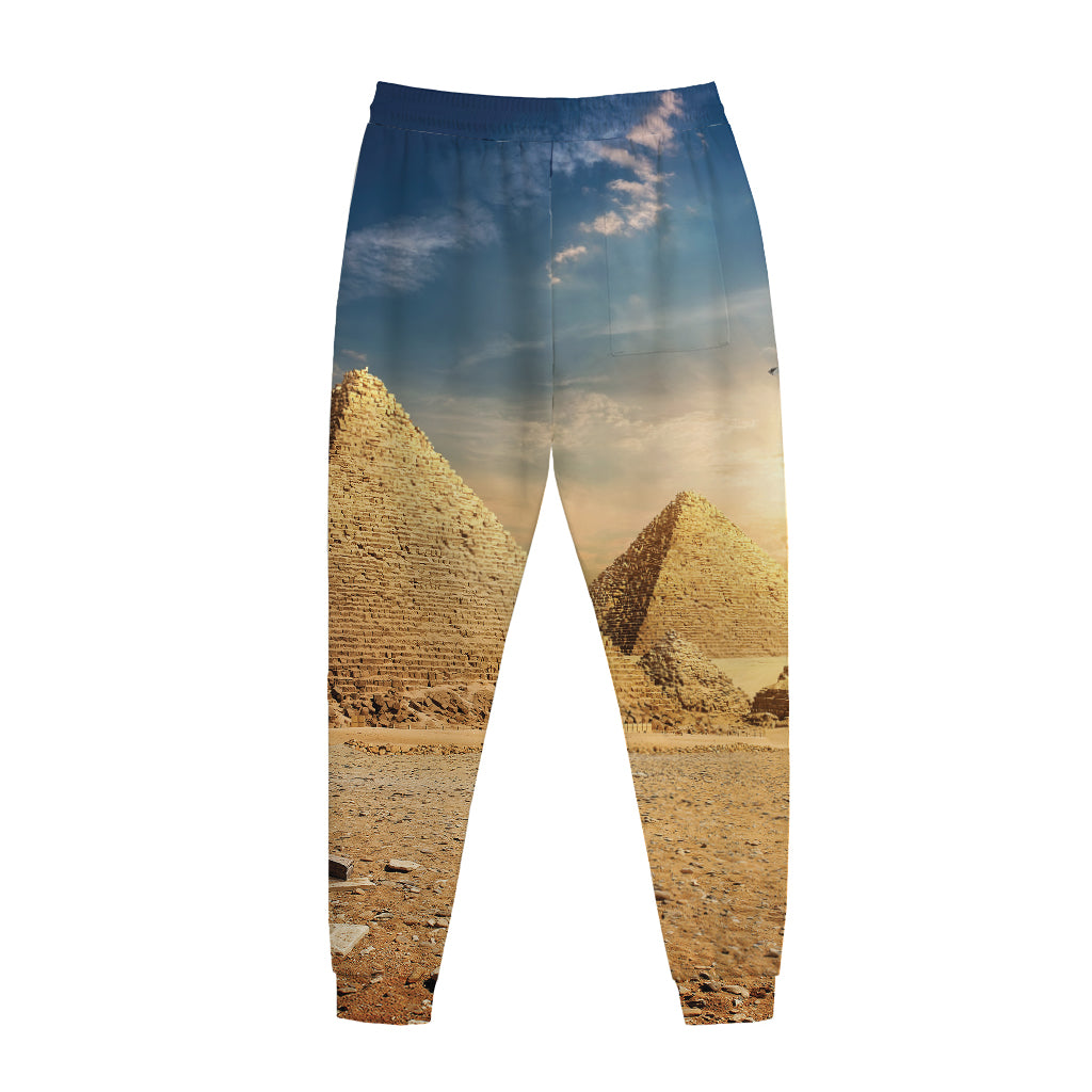 Pyramid Sunset Print Jogger Pants
