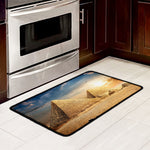 Pyramid Sunset Print Kitchen Mat