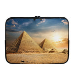 Pyramid Sunset Print Laptop Sleeve