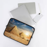 Pyramid Sunset Print Laptop Sleeve