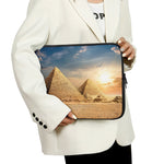 Pyramid Sunset Print Laptop Sleeve