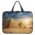 Pyramid Sunset Print Laptop Sleeve With Handle