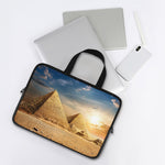 Pyramid Sunset Print Laptop Sleeve With Handle