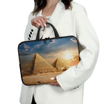 Pyramid Sunset Print Laptop Sleeve With Handle