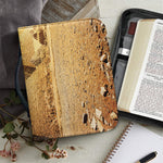 Pyramid Sunset Print Leather Bible Cover