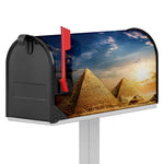 Pyramid Sunset Print Mailbox Cover