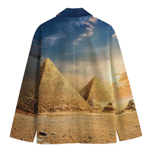 Pyramid Sunset Print Men's Blazer