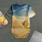 Pyramid Sunset Print Men's Bodysuit