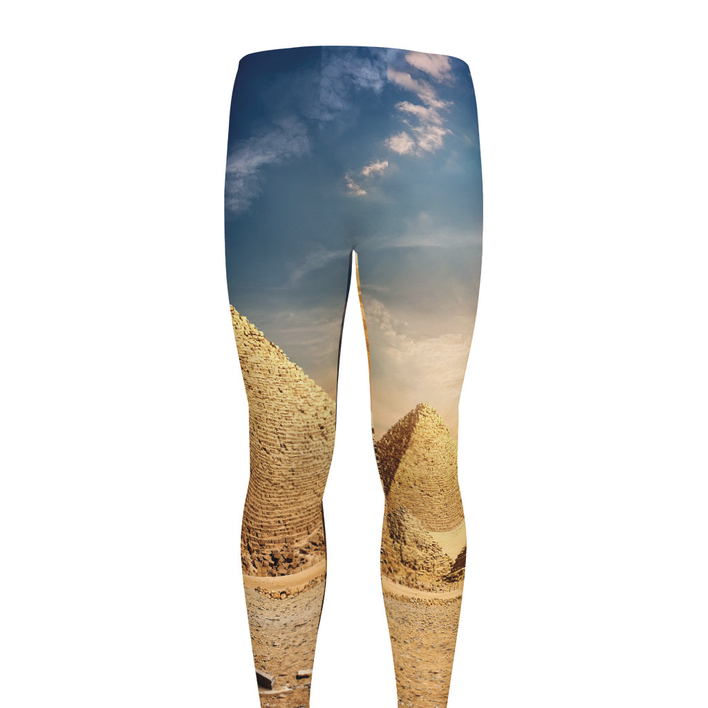 Pyramid Sunset Print Men's leggings