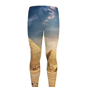 Pyramid Sunset Print Men's leggings