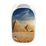 Pyramid Sunset Print Mesh Laundry Hamper